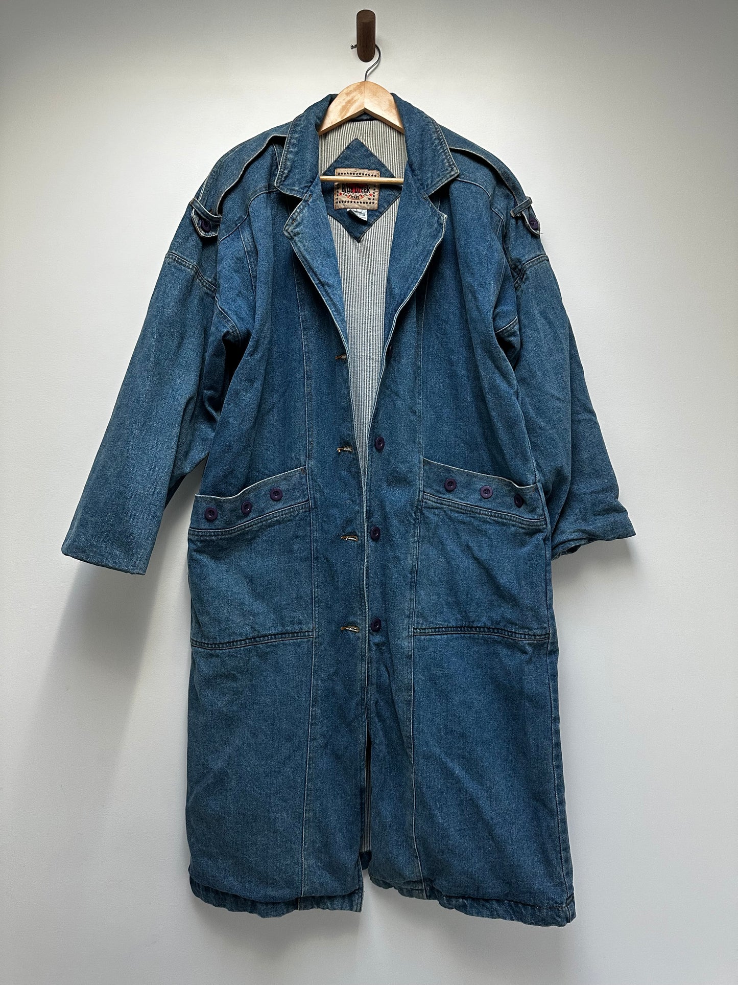 Vintage Blue Creek denim duster