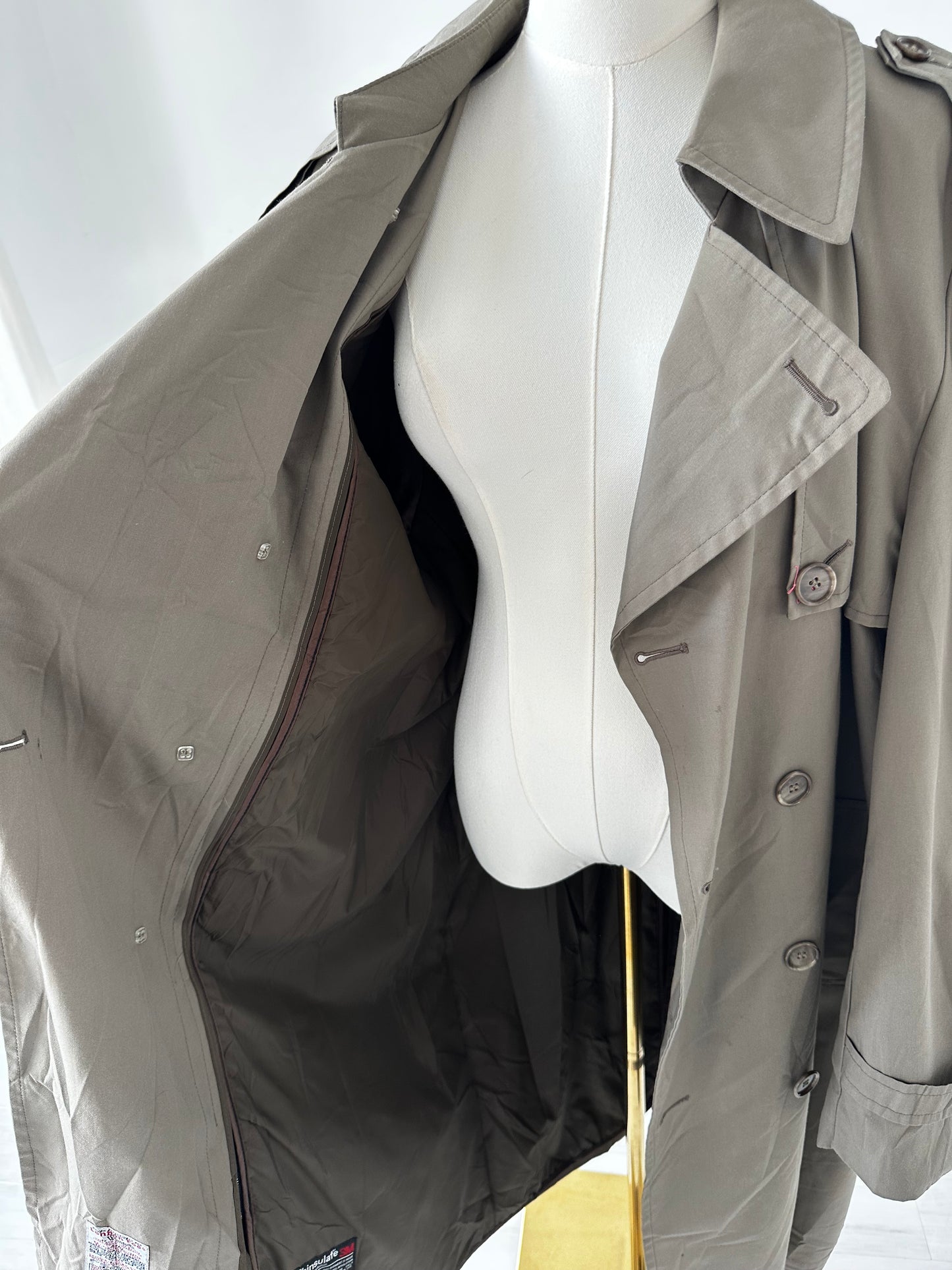 90s London Fog trench. Made in the USA