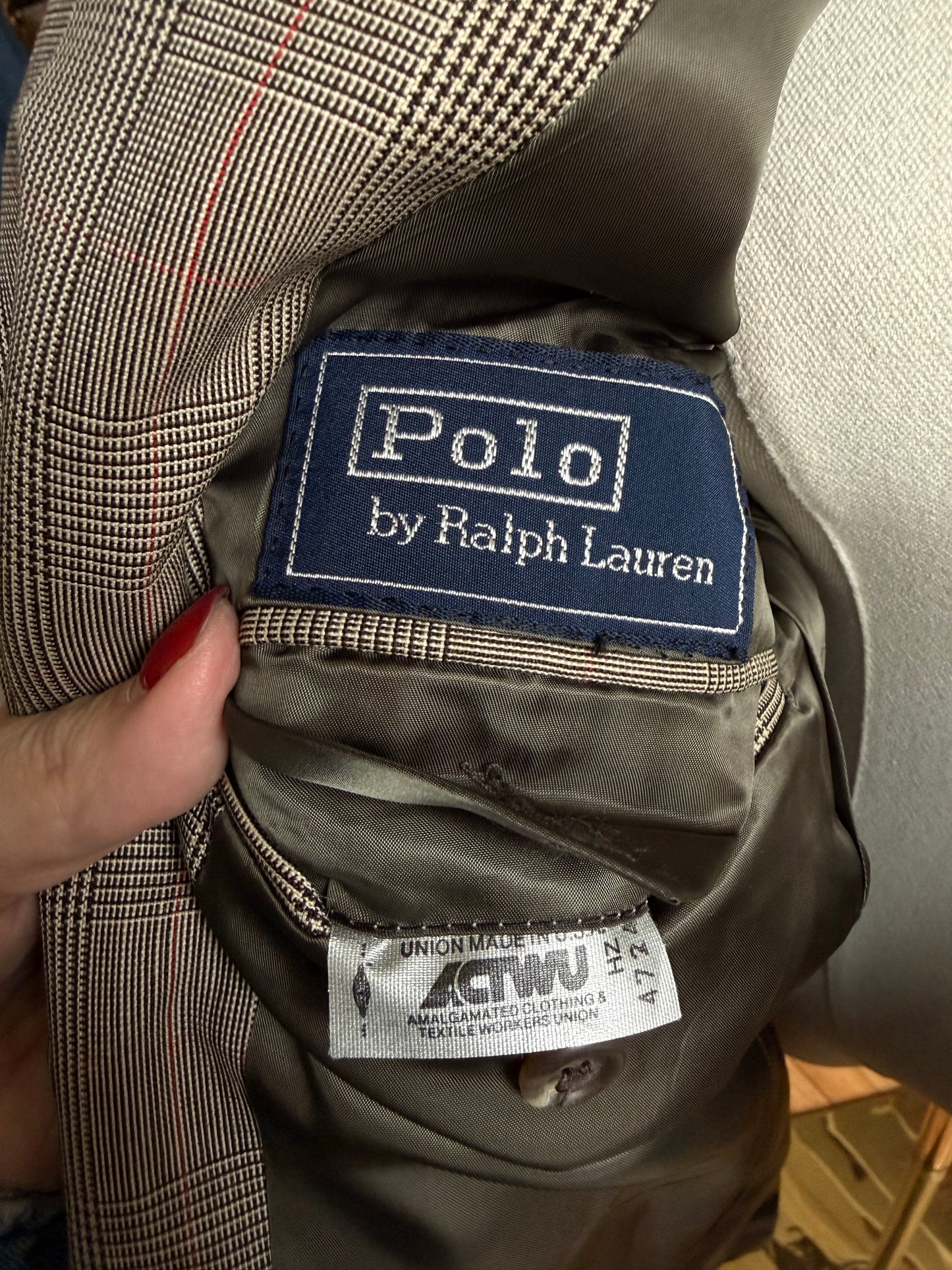 80s Polo Ralph Lauren wool blazer. Made in the USA