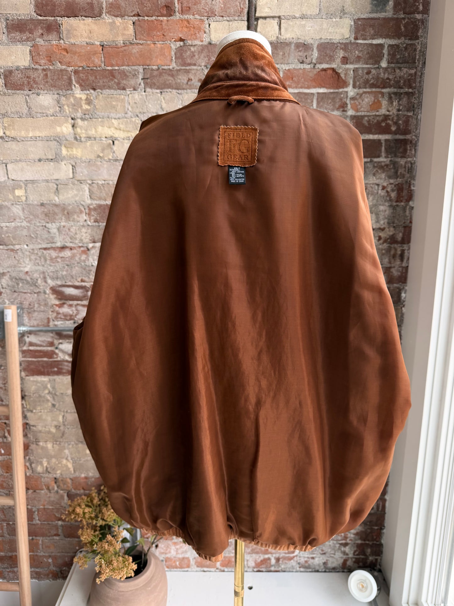 90s Field Gear suede bomber