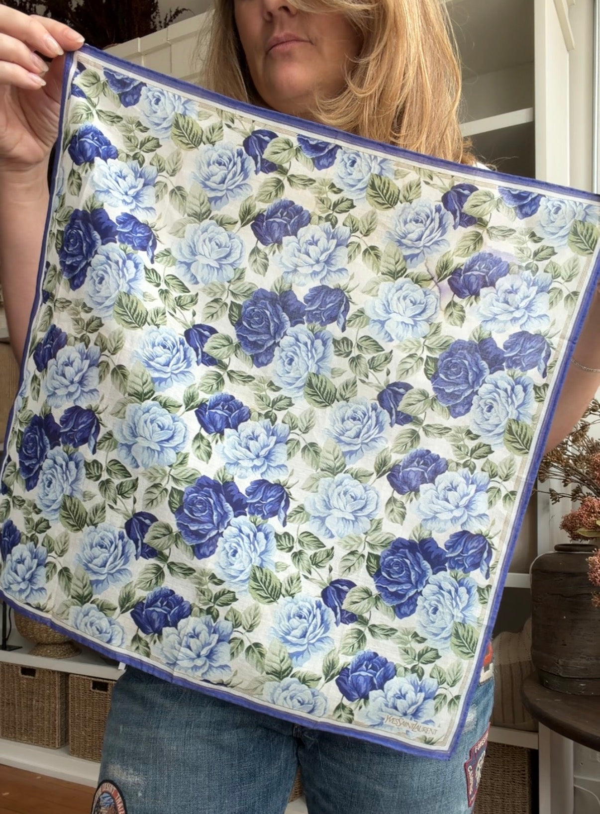 #15 Vintage YSL scarf