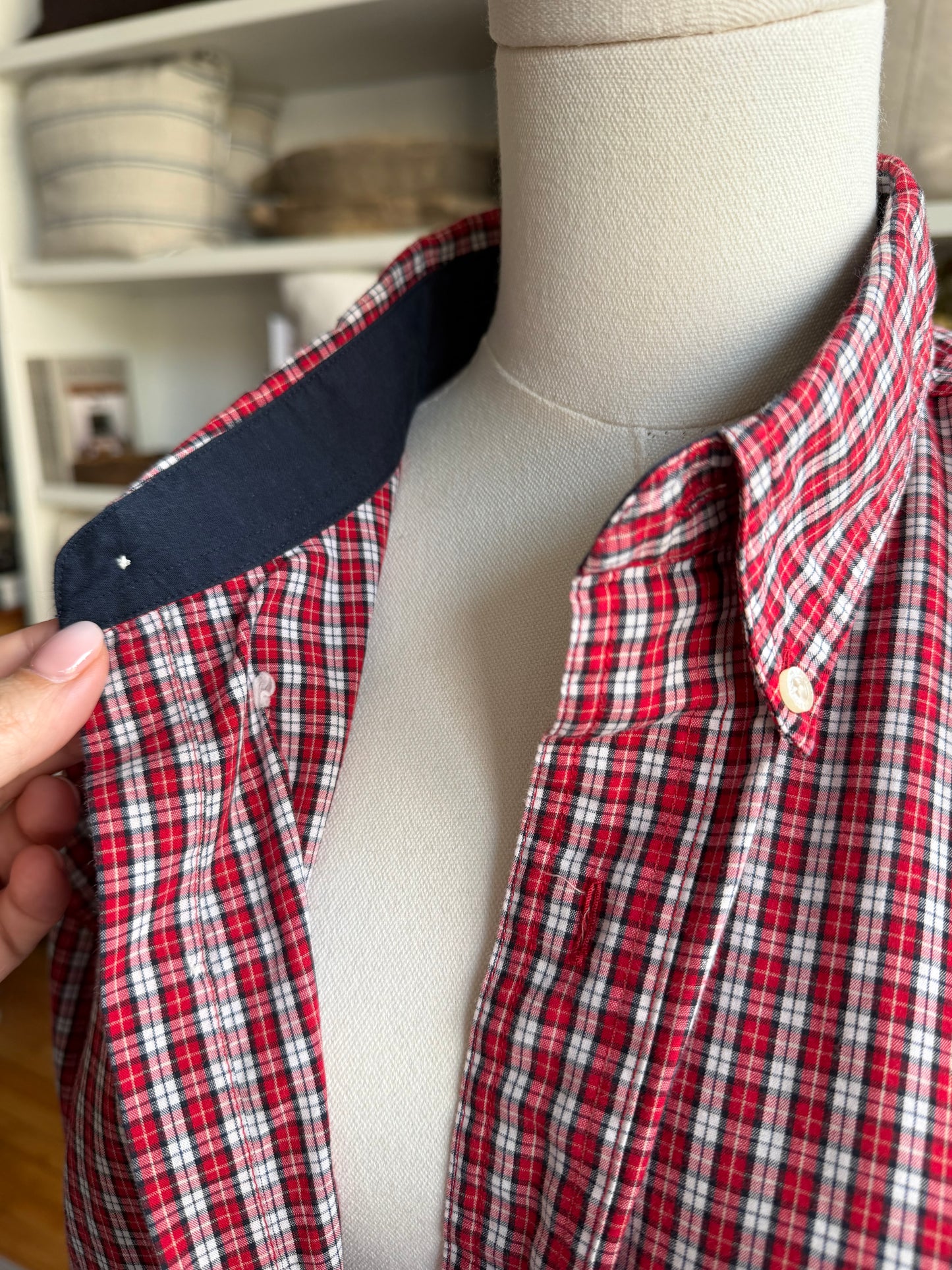 90s Chaos Ralph Lauren plaid button down