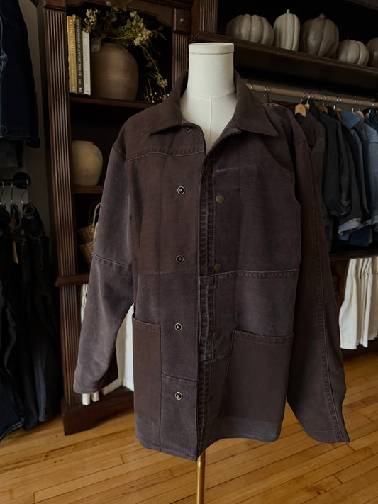 #8 Reworked vintage denim chore coat. Size M