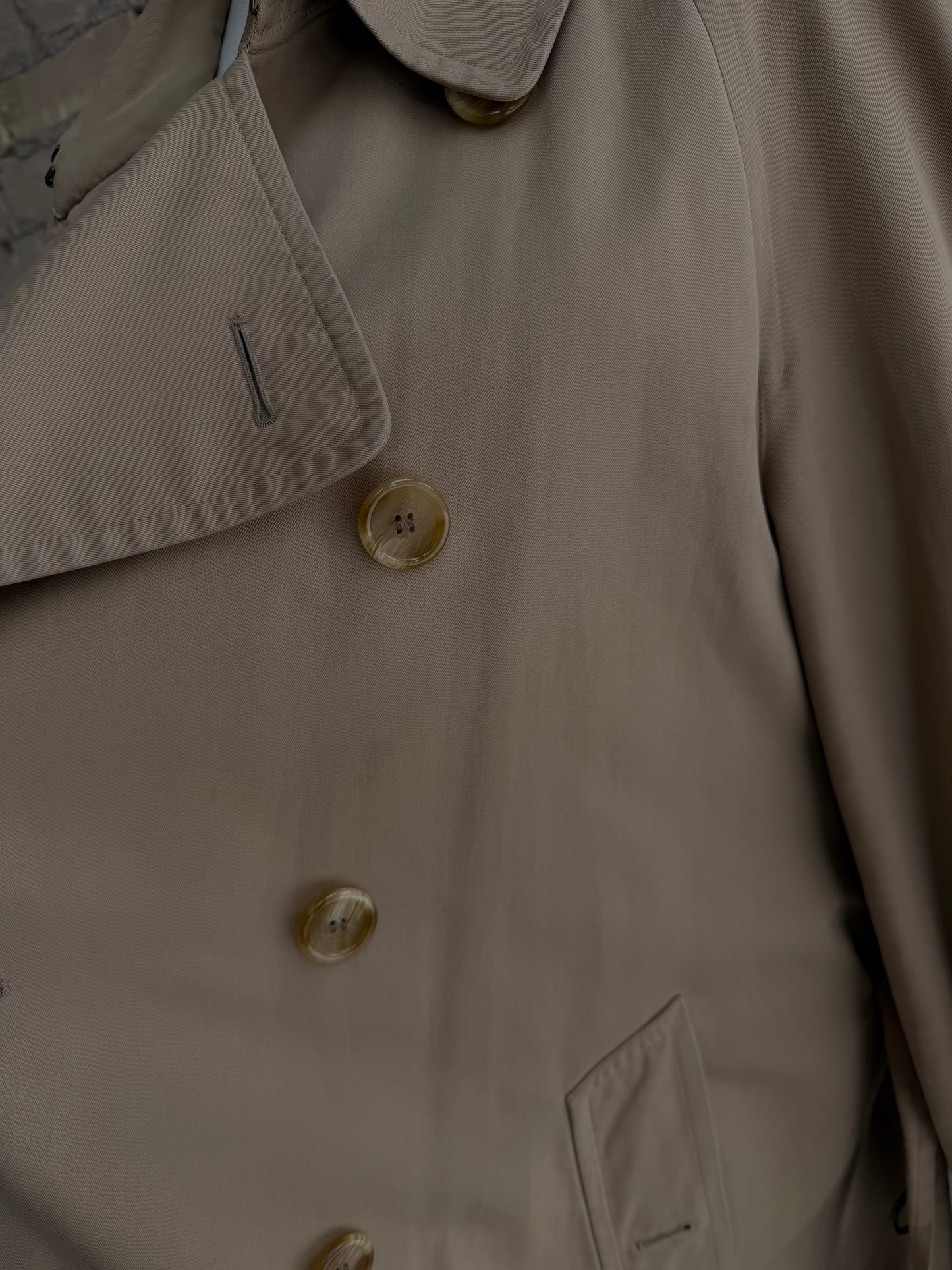 Vintage Burberrys classic khaki trench