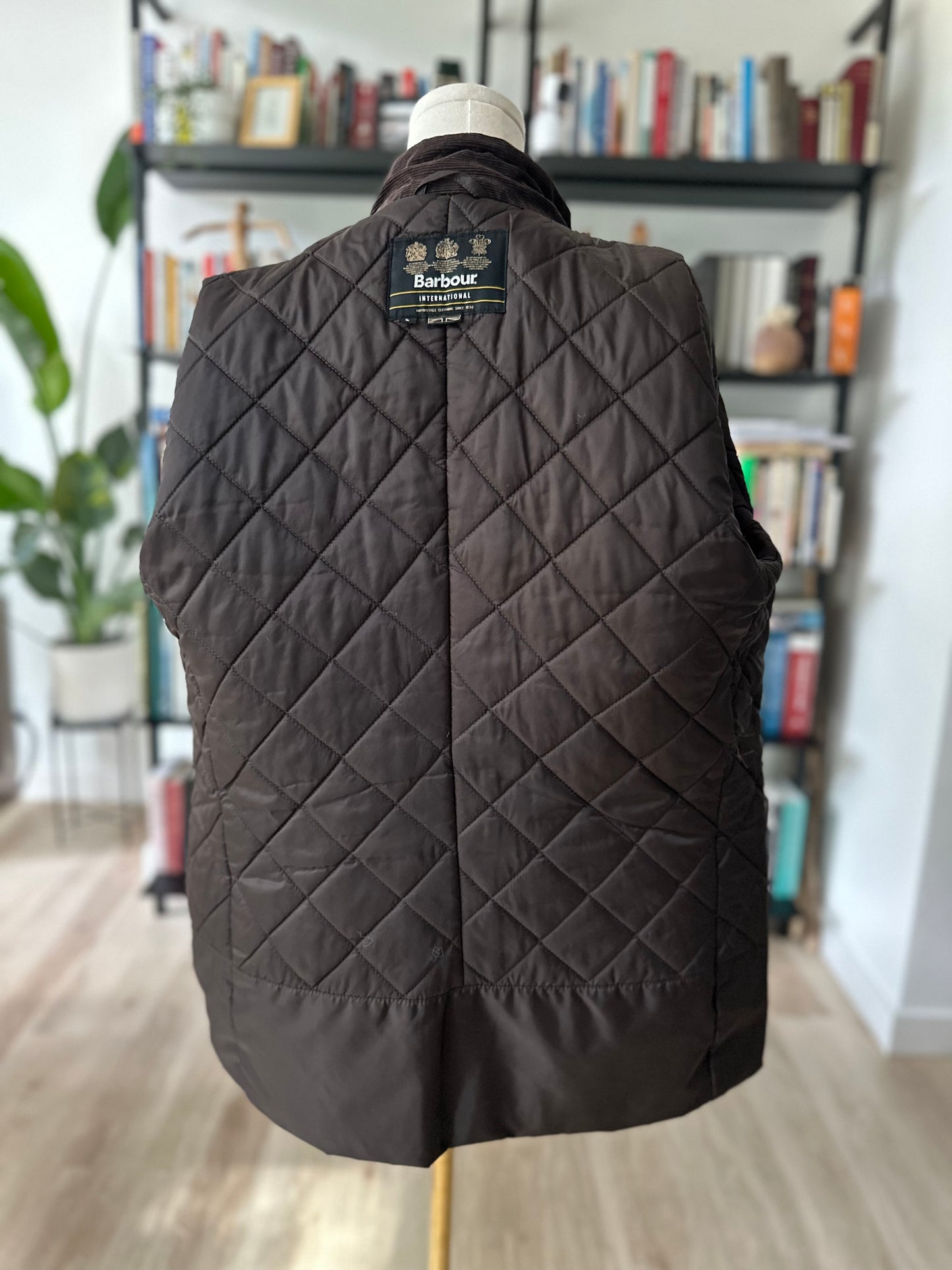 Barbour Duke cotton waxed jacket in brown. Made in Untied Kingdom