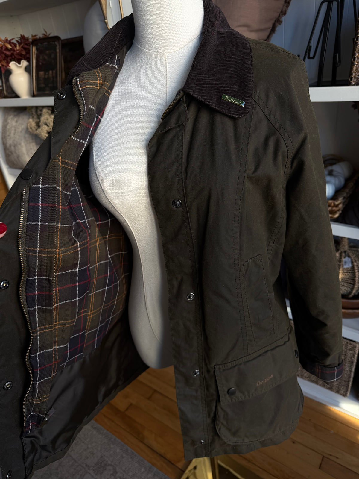 Barbour Classic Beadnell Wax jacket. Made in England