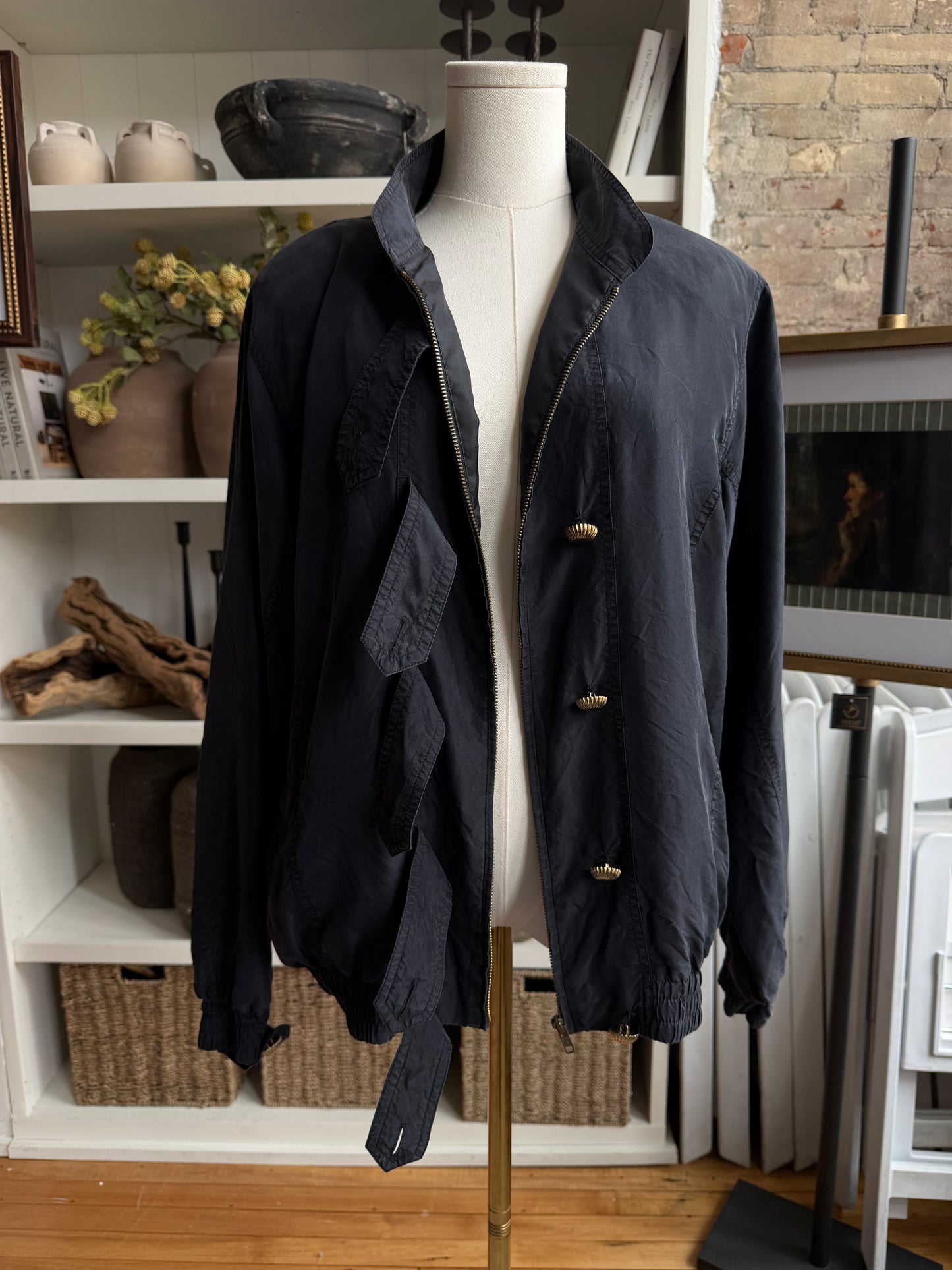 90s Hunt Club silk bomber