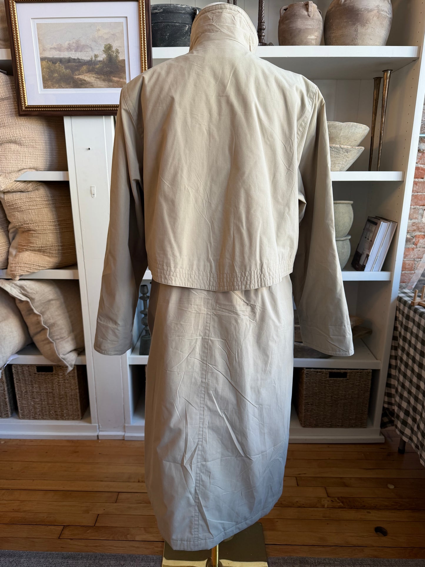 Vintage cinched trench #4