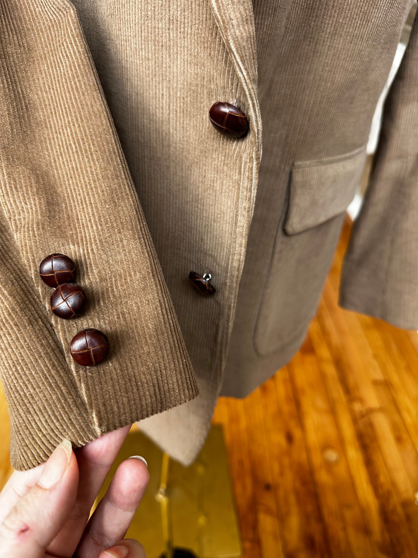 80s Glenshire tailored corduroy blazer