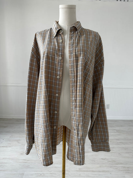 90s Gap plaid button down
