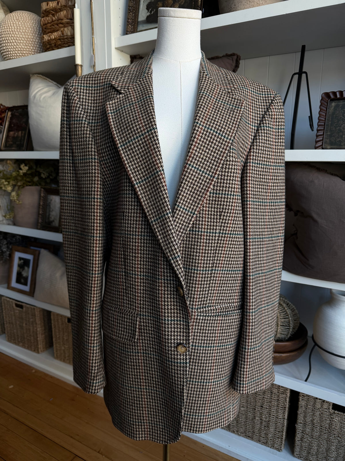 90s Lands End wool blazers made in the USA. Fits M-XL tall
