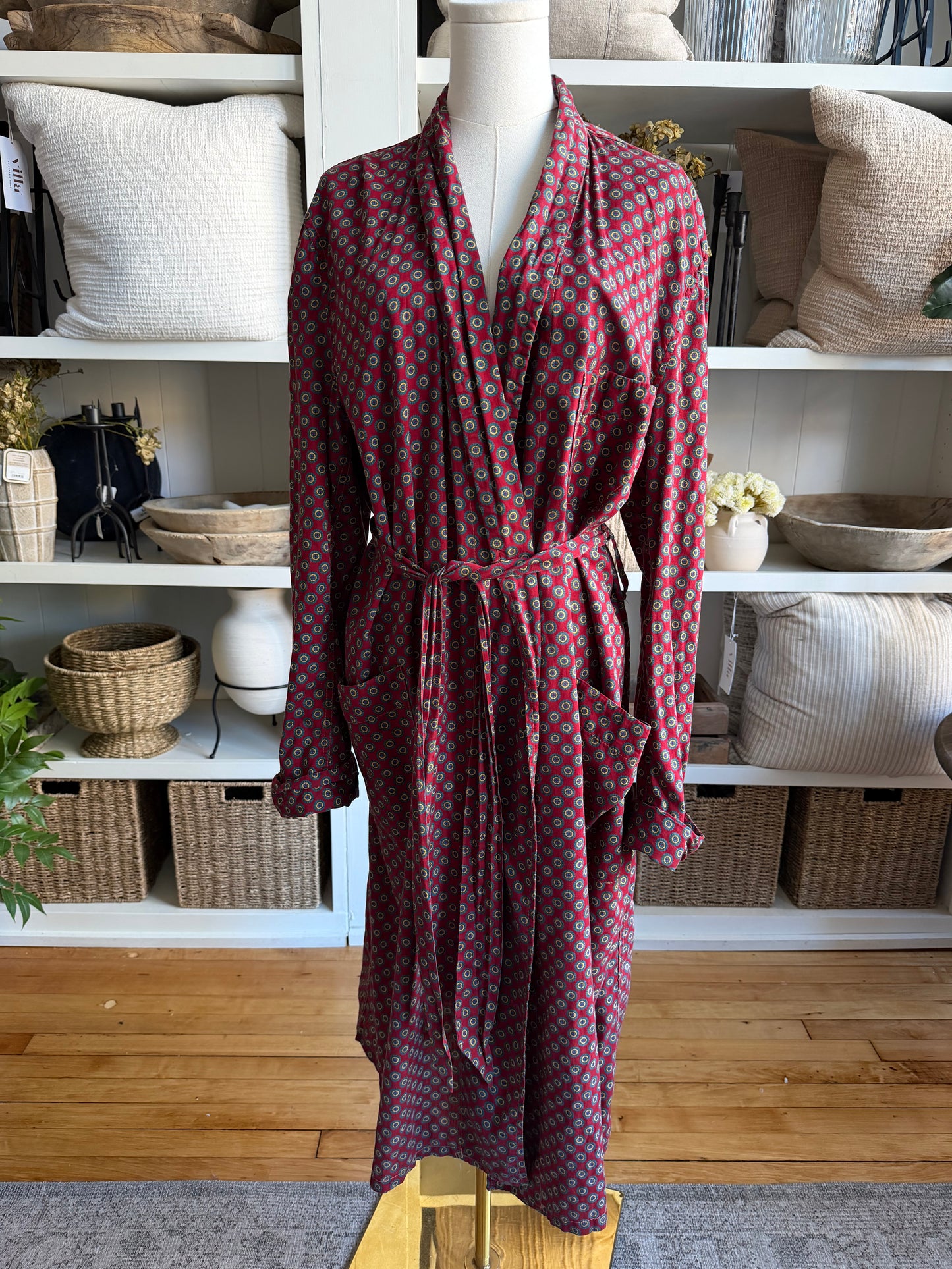 80s Marshall Field’s company cotton robe