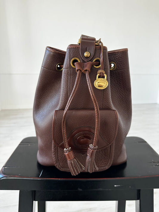 90s Dooney and Bourke sling bucket bag