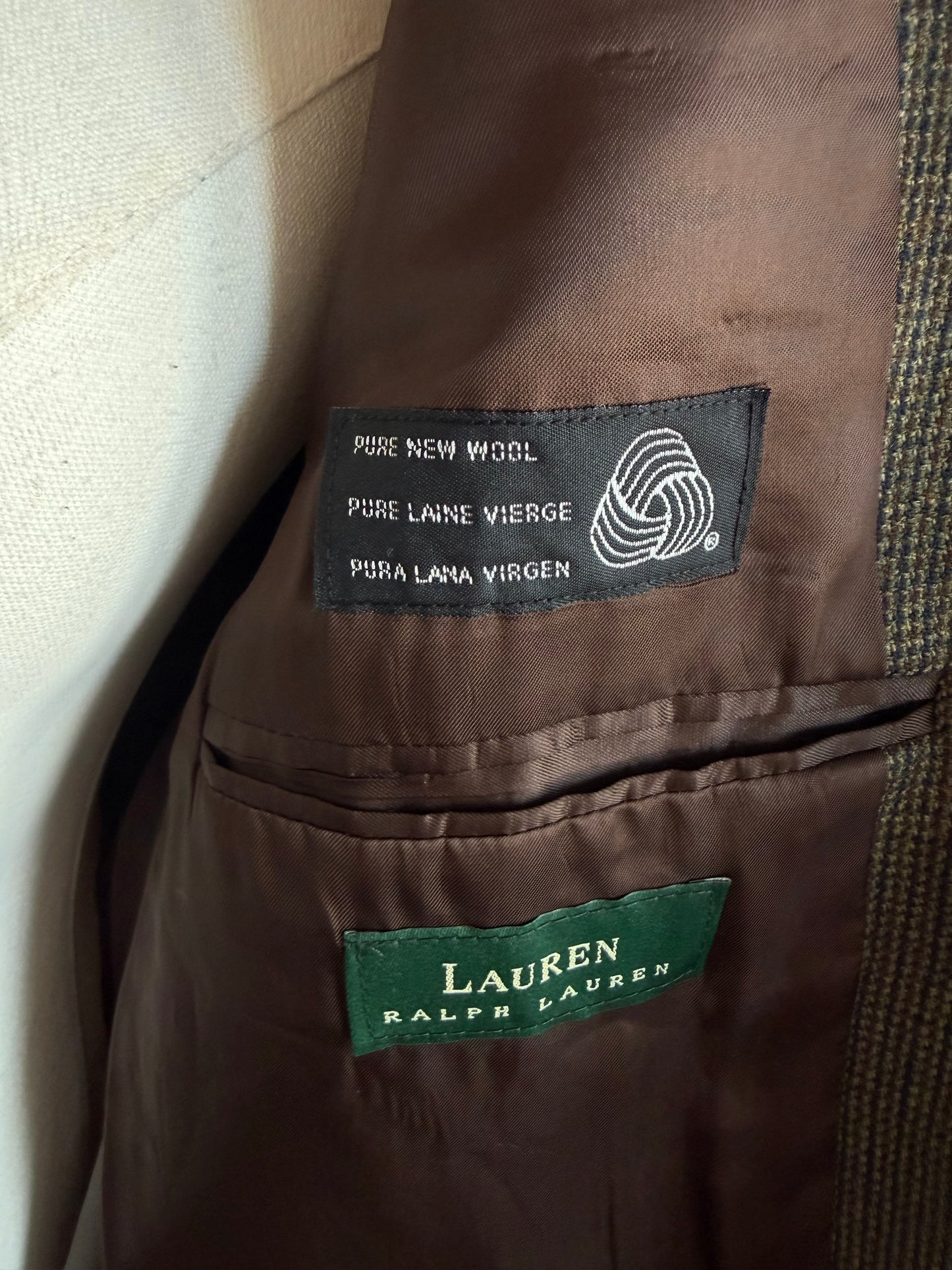 90s Lauren by Ralph Lauren wool blazer. Fits S-L