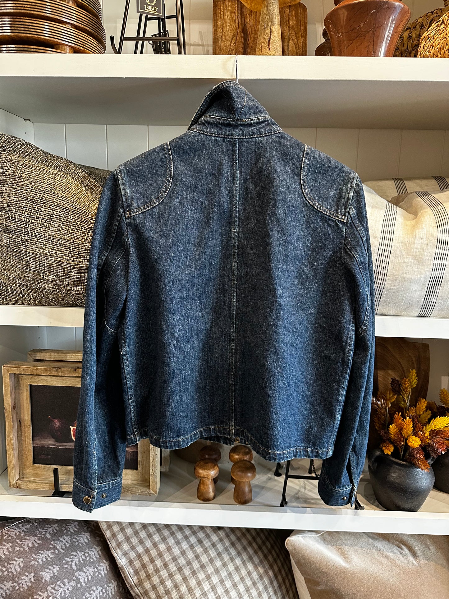 Lauren Jean Co denim fireman jacket