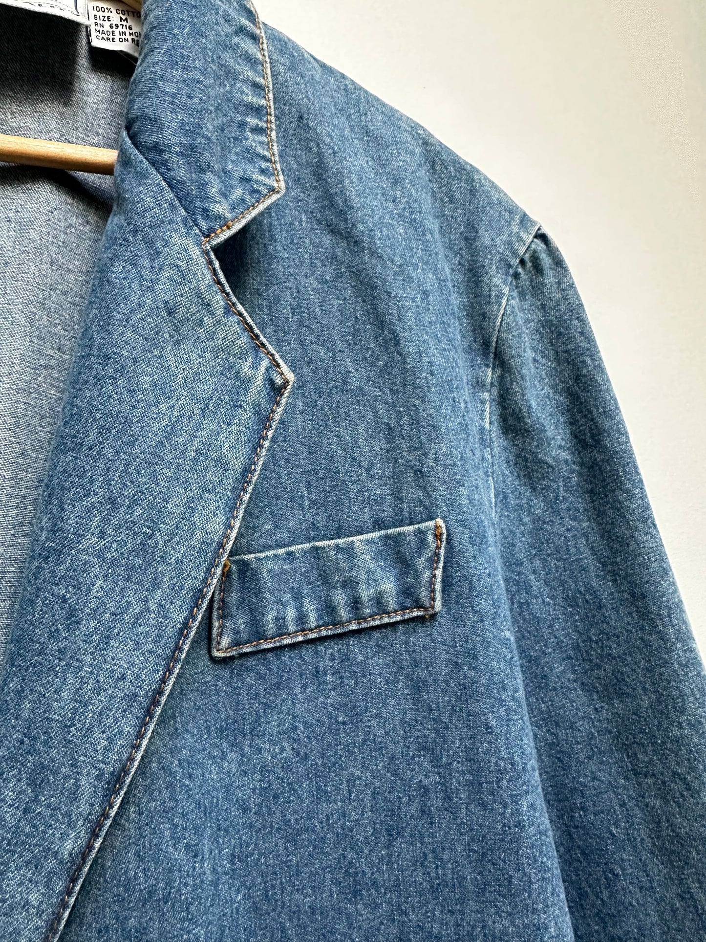 Vintage Jordache denim blazer