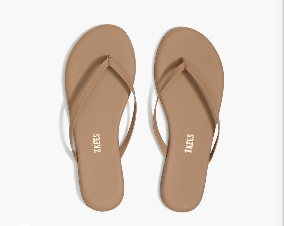 Tkees Lily Nudes in Coconutter size 10 (fit like a 9/9.5). Never worn