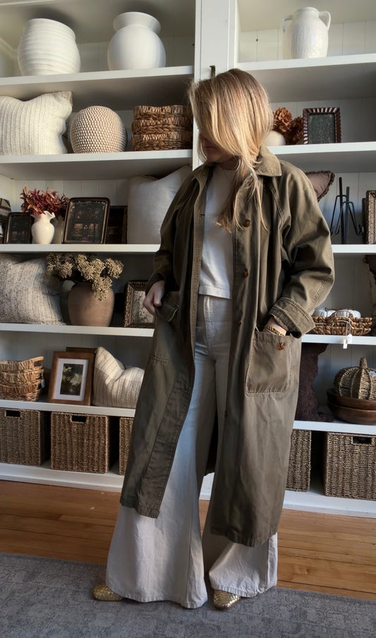 90s Eddie Bauer canvas duster