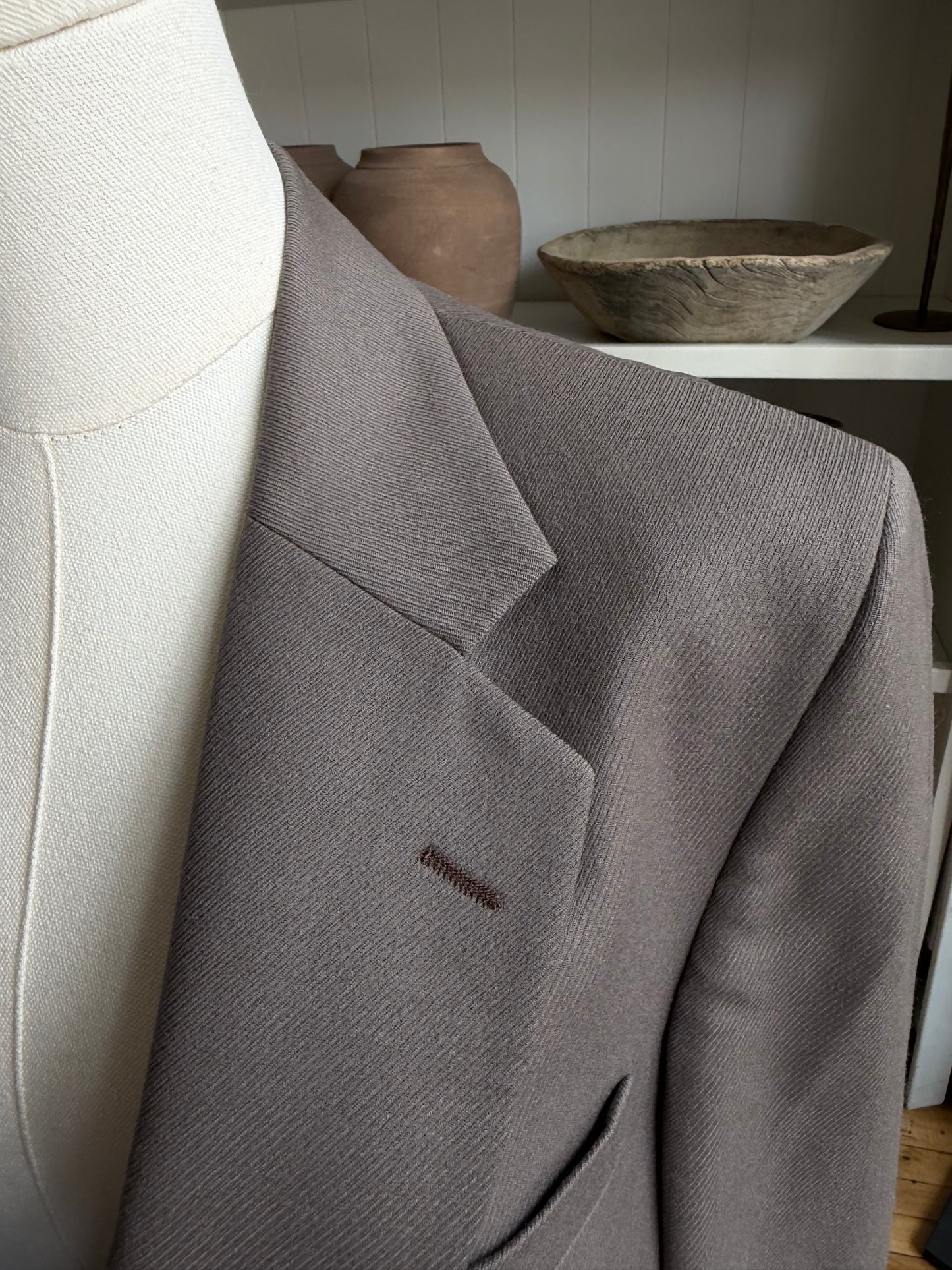 90s Burberry wool blazer. Made in the USA