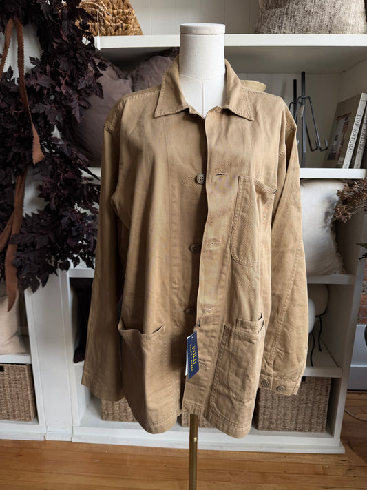 Polo Ralph Lauren light weight khaki barn coat. New with tags. Fits M-XL