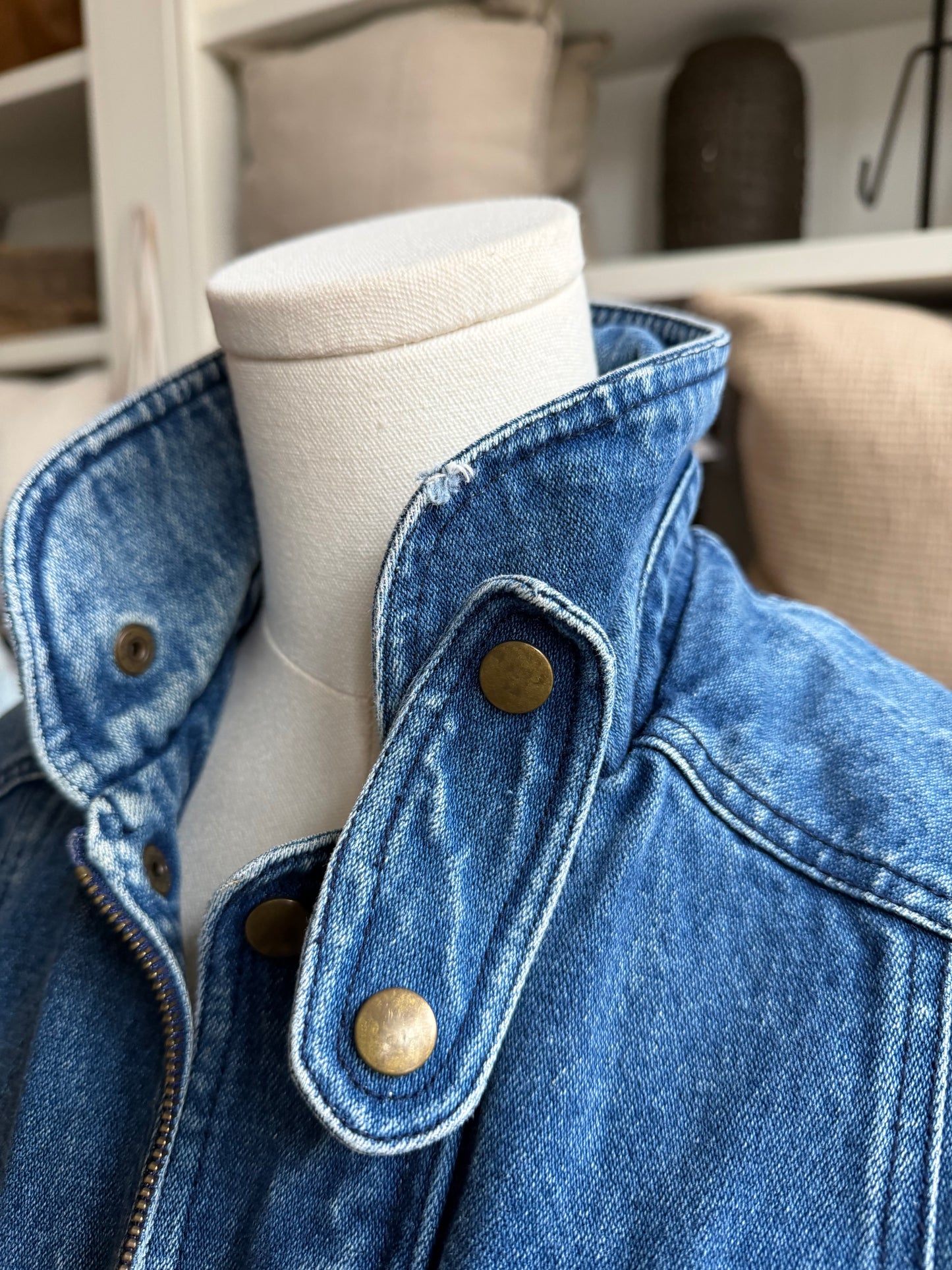 90s Trader’s Bay denim bomber jacket