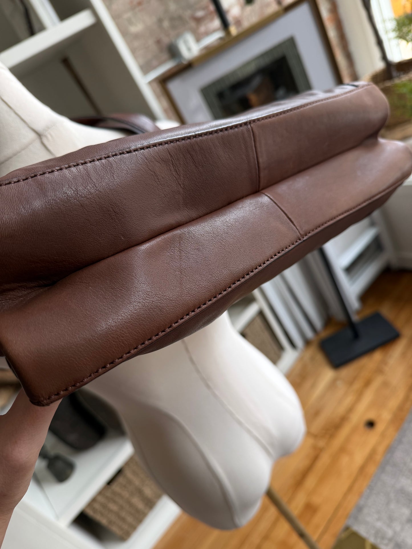 90s/00s Calvin Klein leather bag