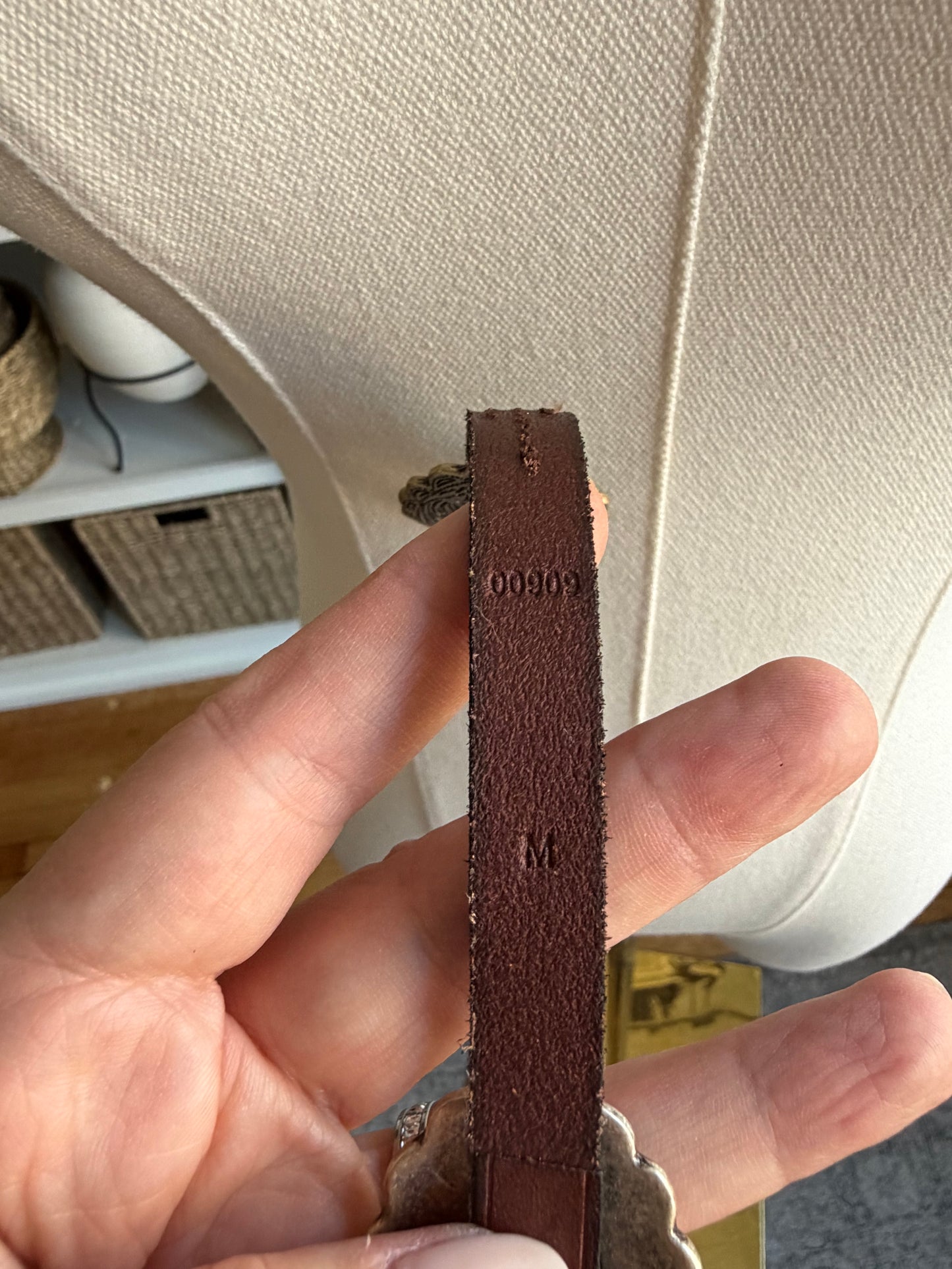 90s Lauren by Ralph Lauren leather concho belt