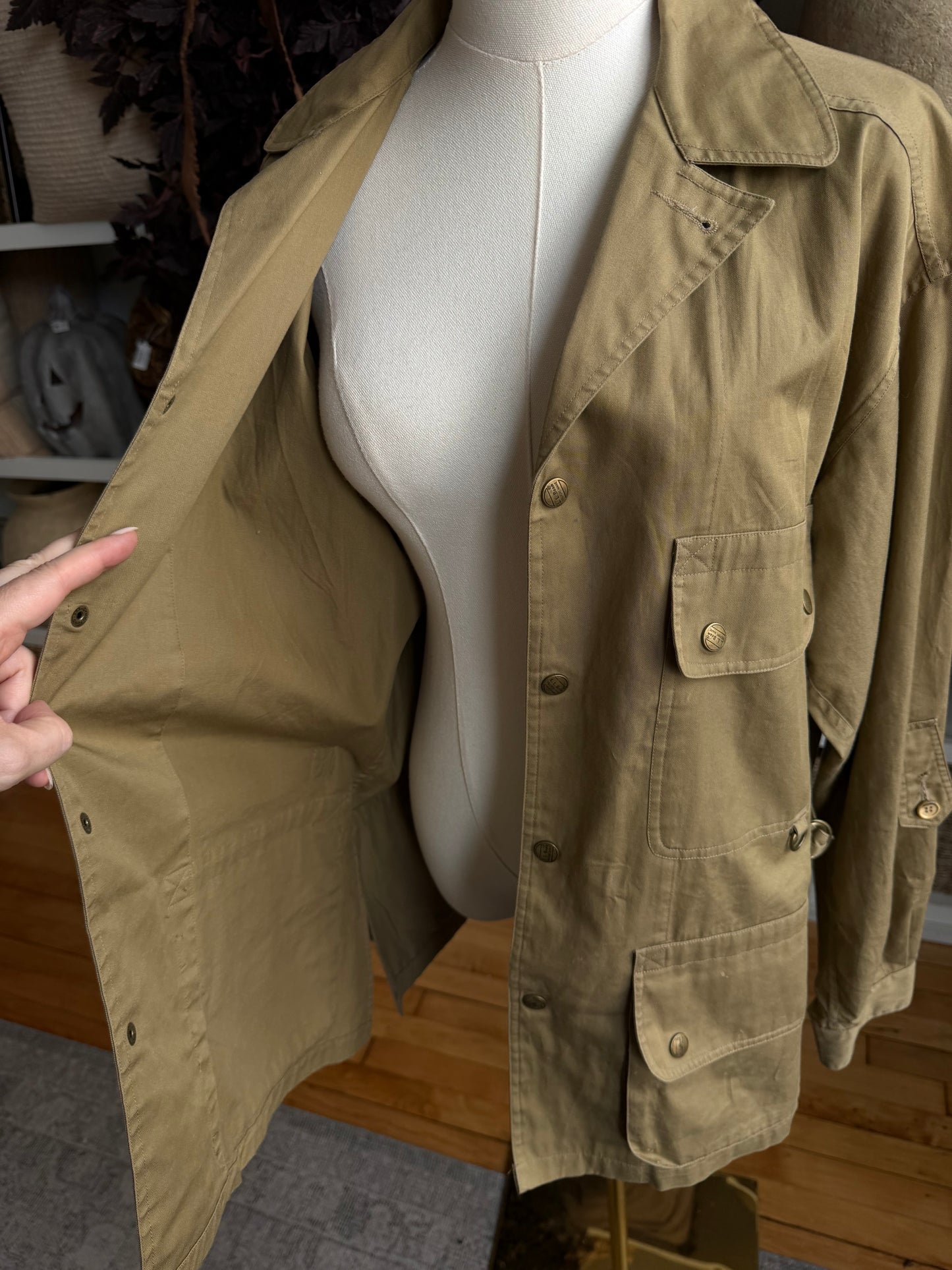 80s LL Bean light weight hunting jacket. Made in the USA. Fits XS-M