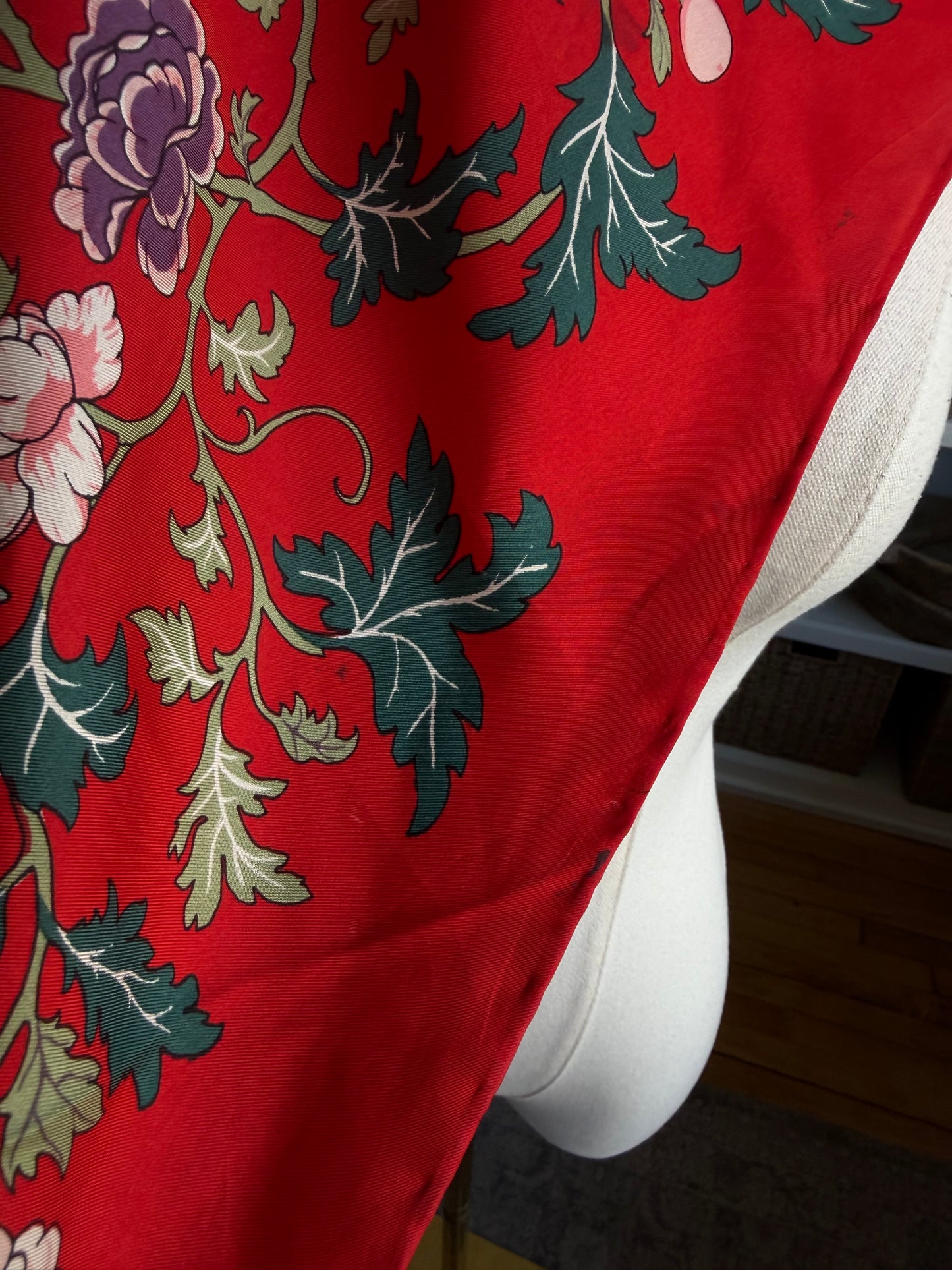 Paris vintage silk scarf #25