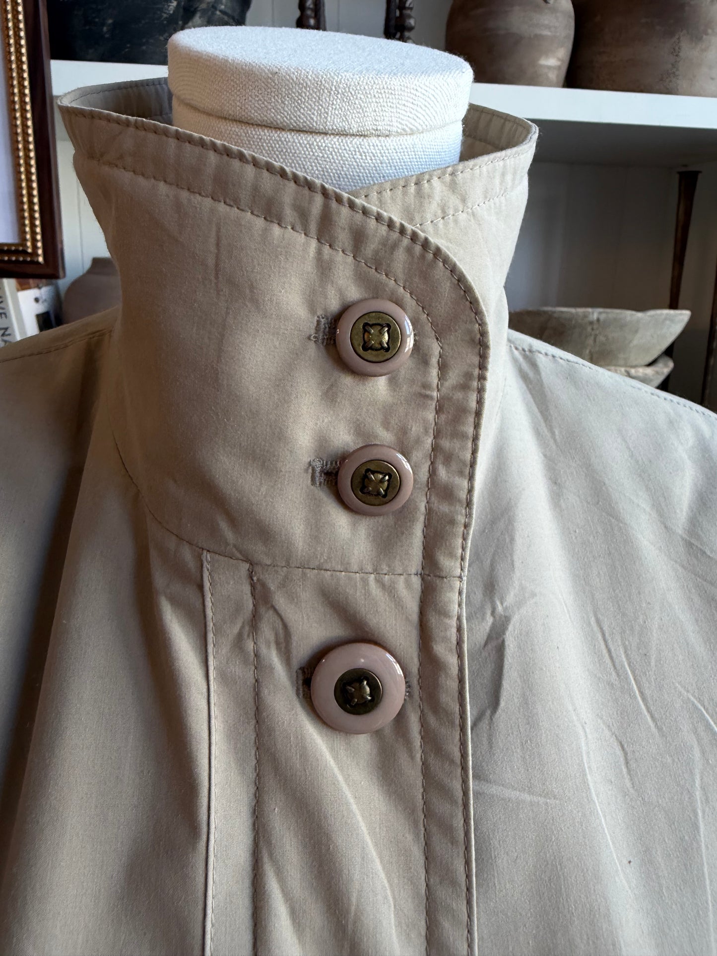 Vintage cinched trench #4