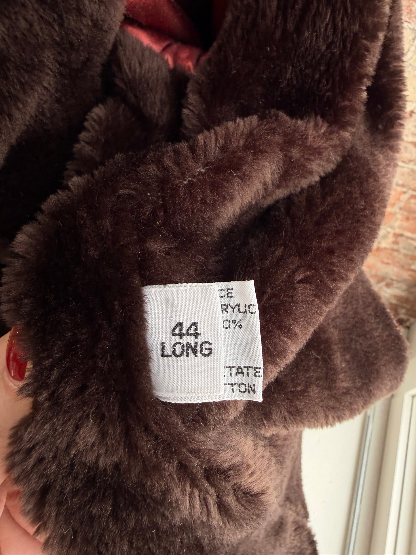 80s/90s Royal Castle short trench with zip out faux fur lining