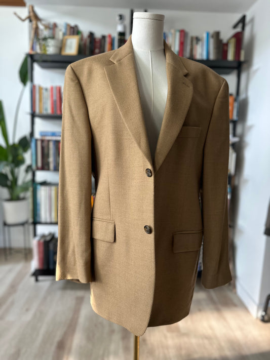 90s Ralph Lauren wool/cashmere blazer. Made in Canada