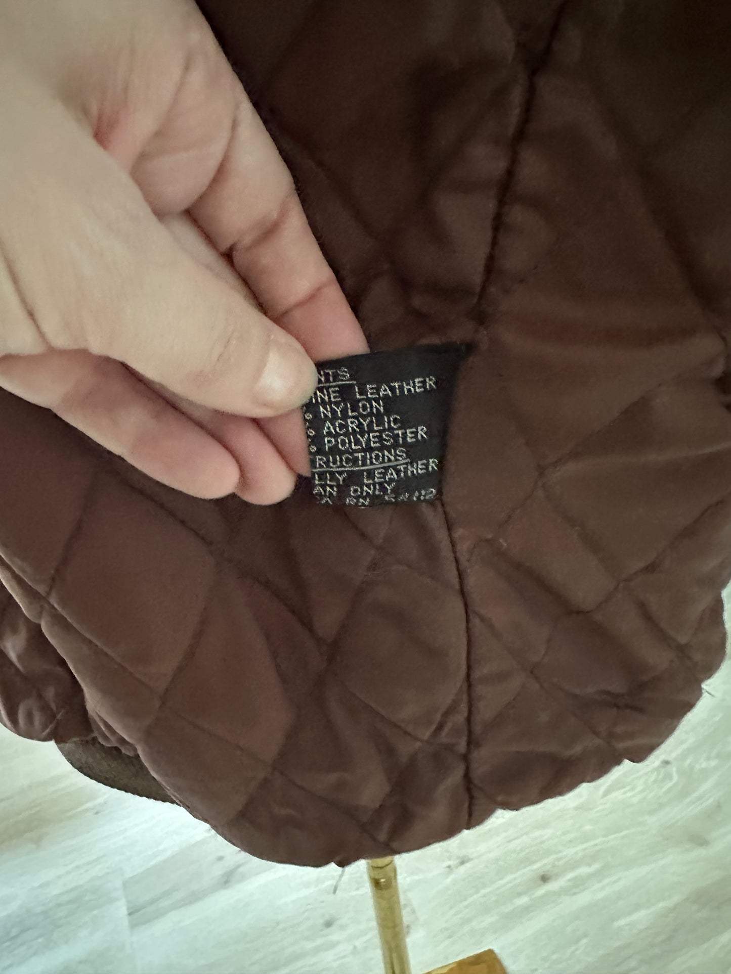 90s Rockcreek Trading Co leather bomber. Made in Korea