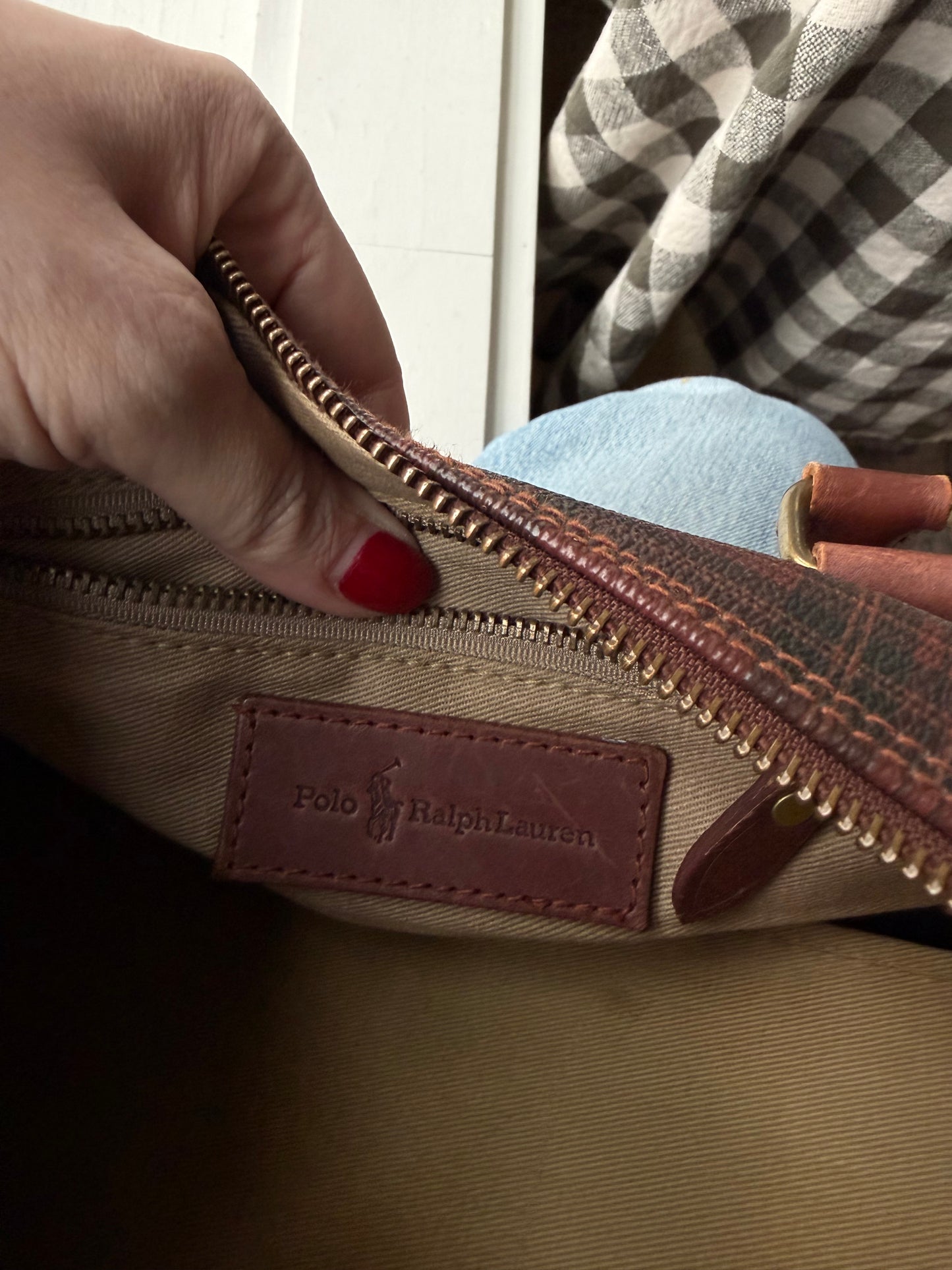 Vintage Polo Ralph Lauren mini duffle
