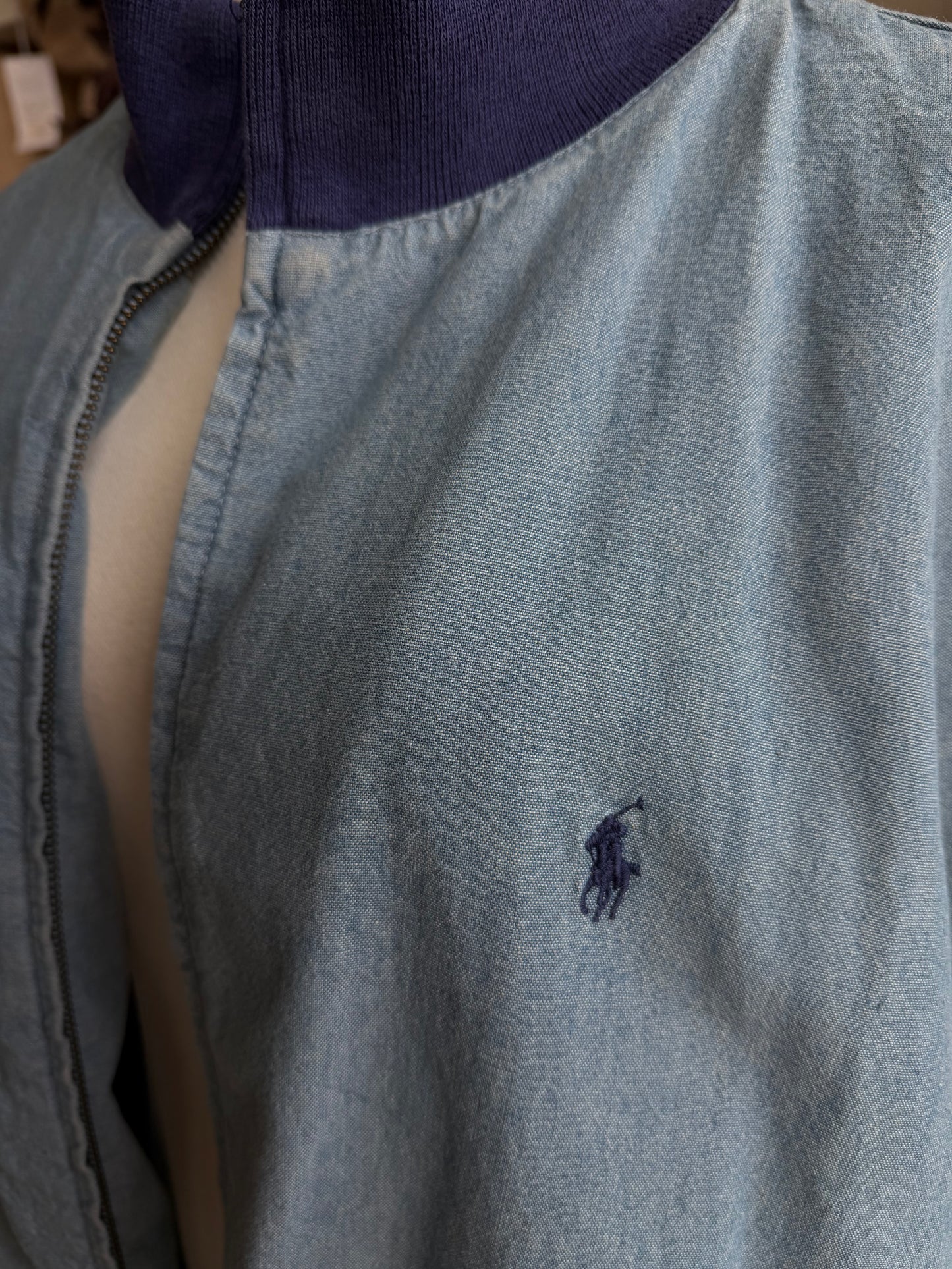 90s Ralph Lauren light weight denim bomber
