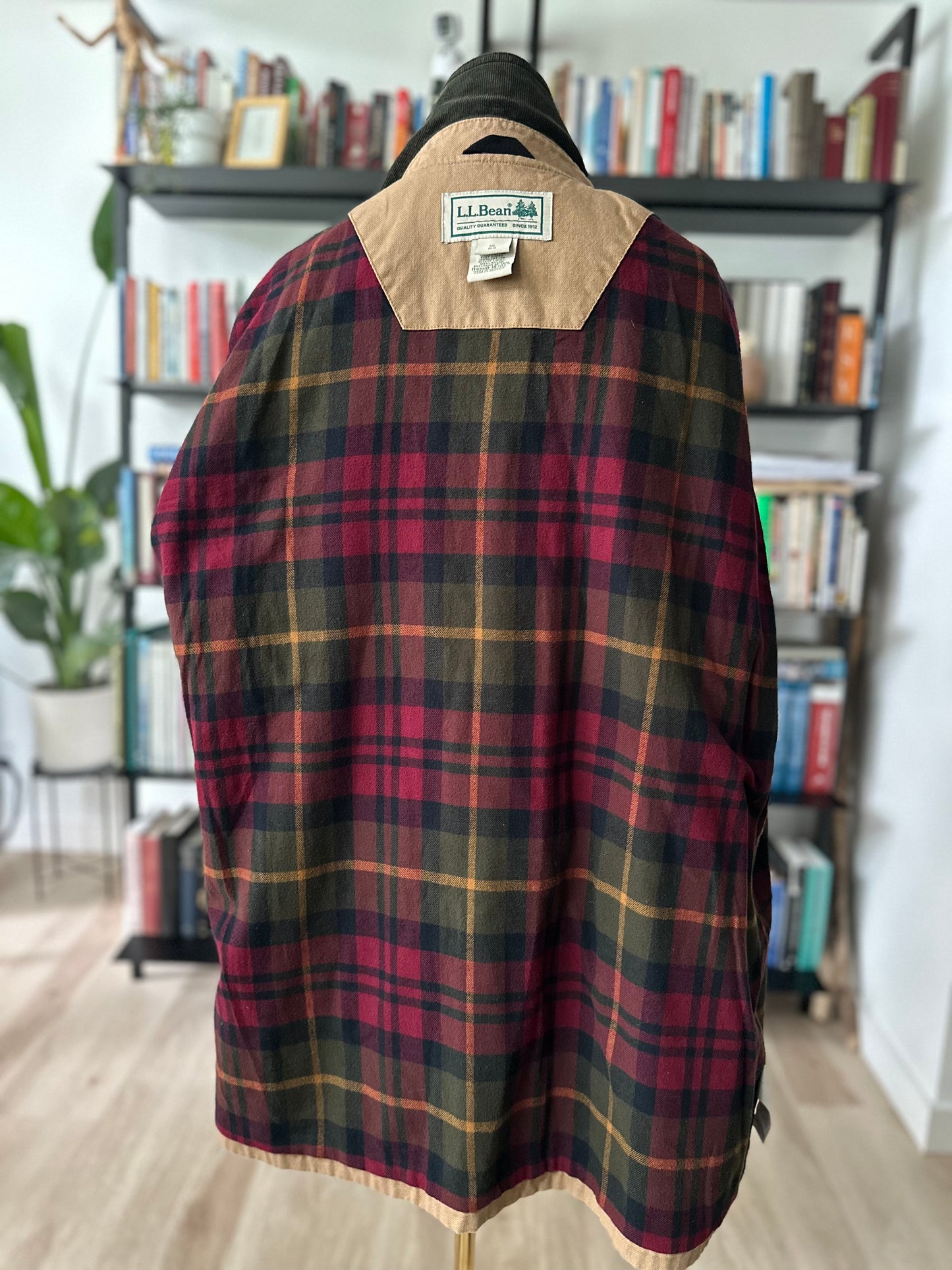 90s LL Bean tan barn coat