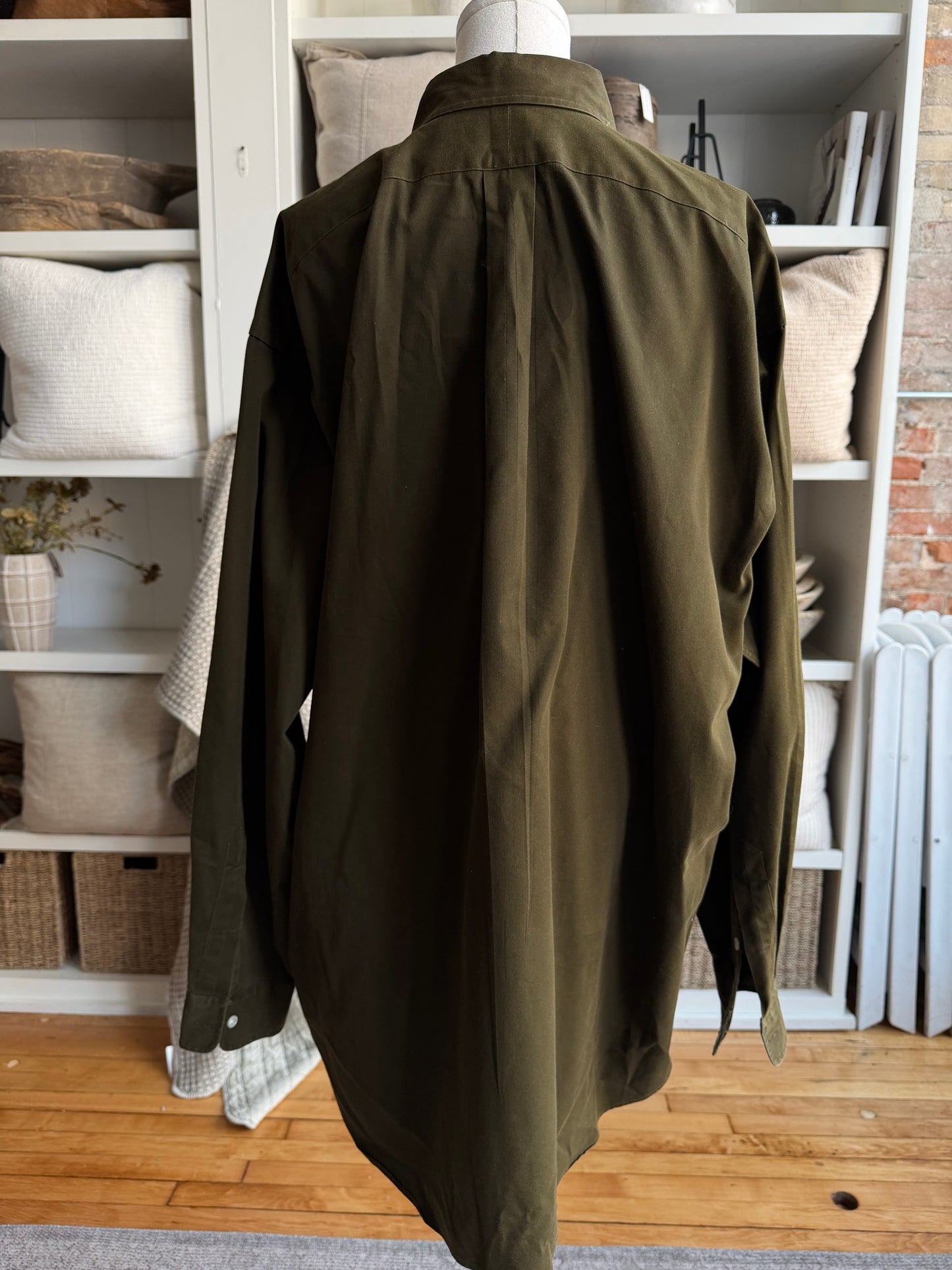 90s Ralph Lauren Olive button down