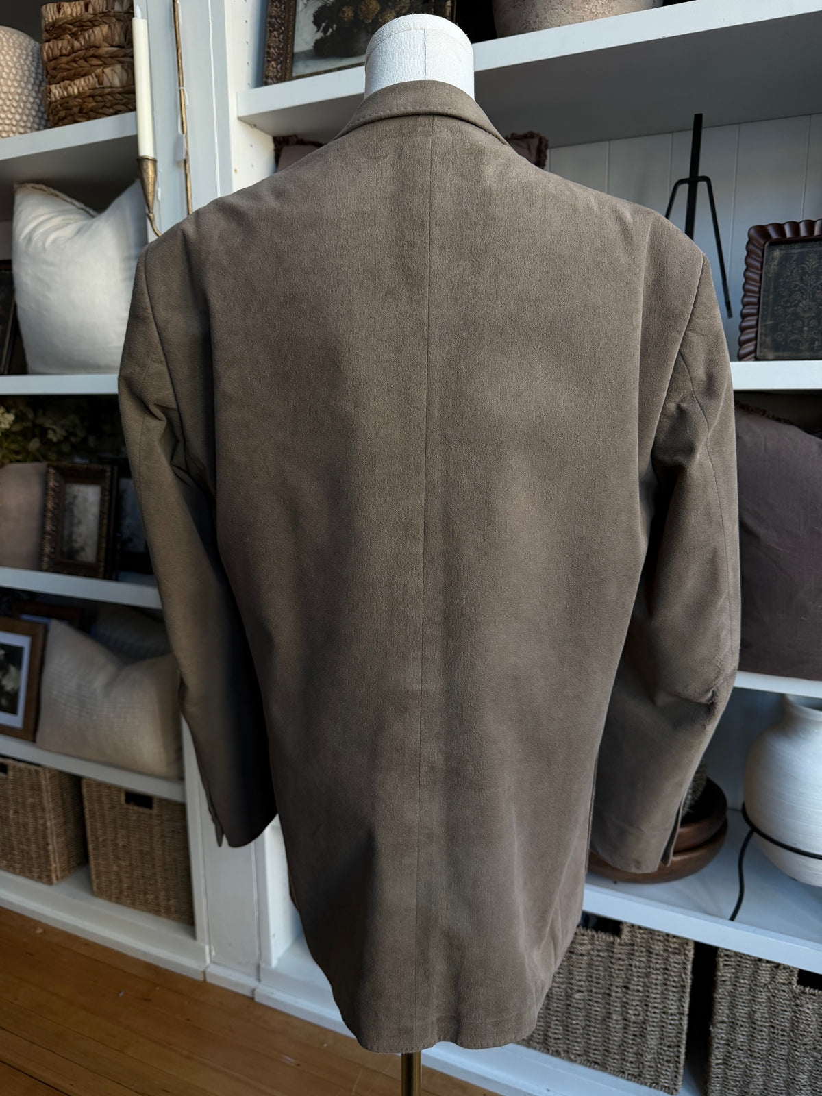 70s Bernhardt micro suede blazer. Fits S-L