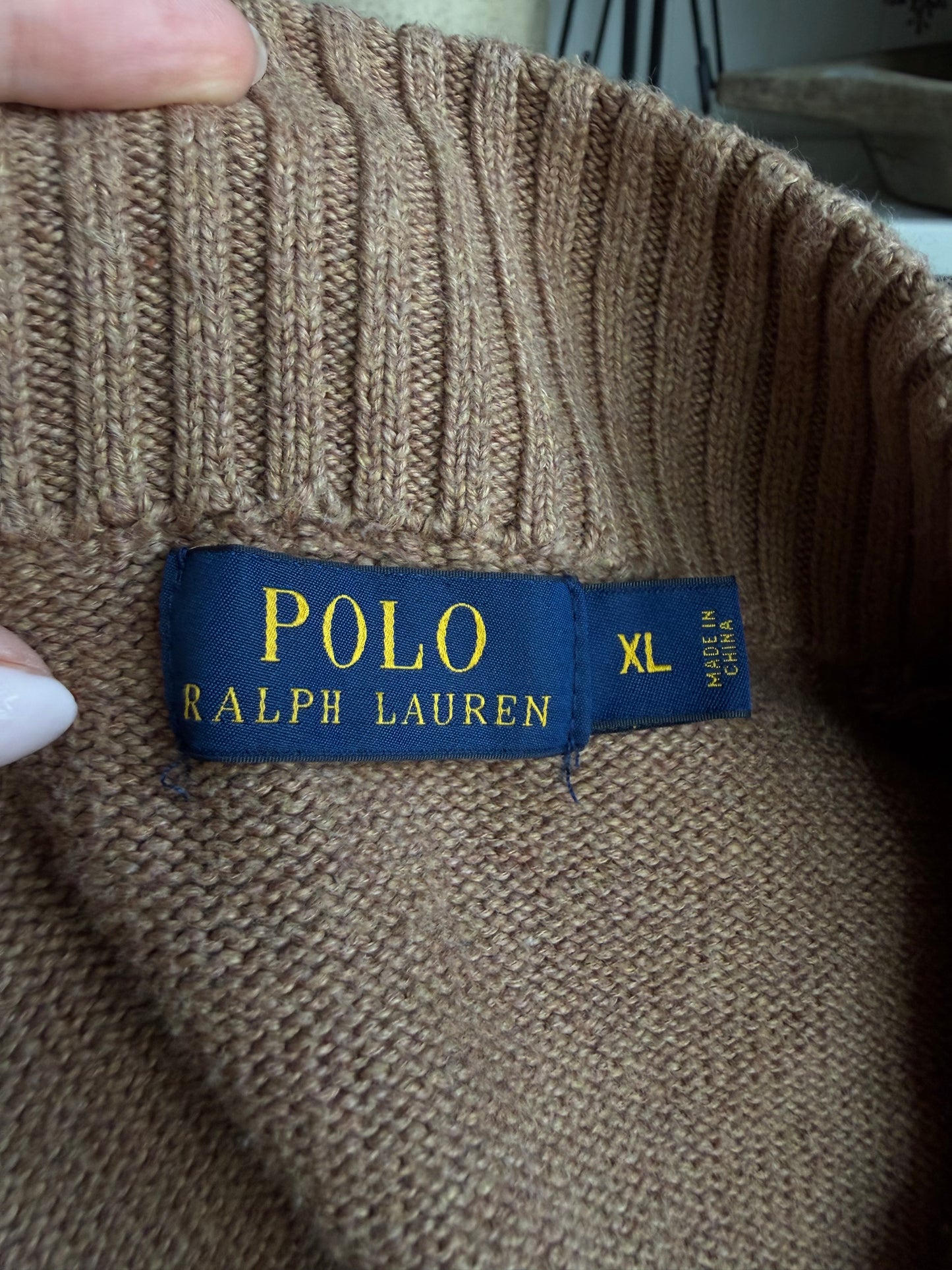 Ralph Lauren cotton half zip