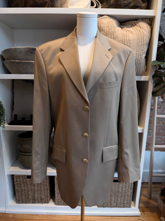 90s Lauren Ralph Lauren light weight wool blazer. Made in Canada