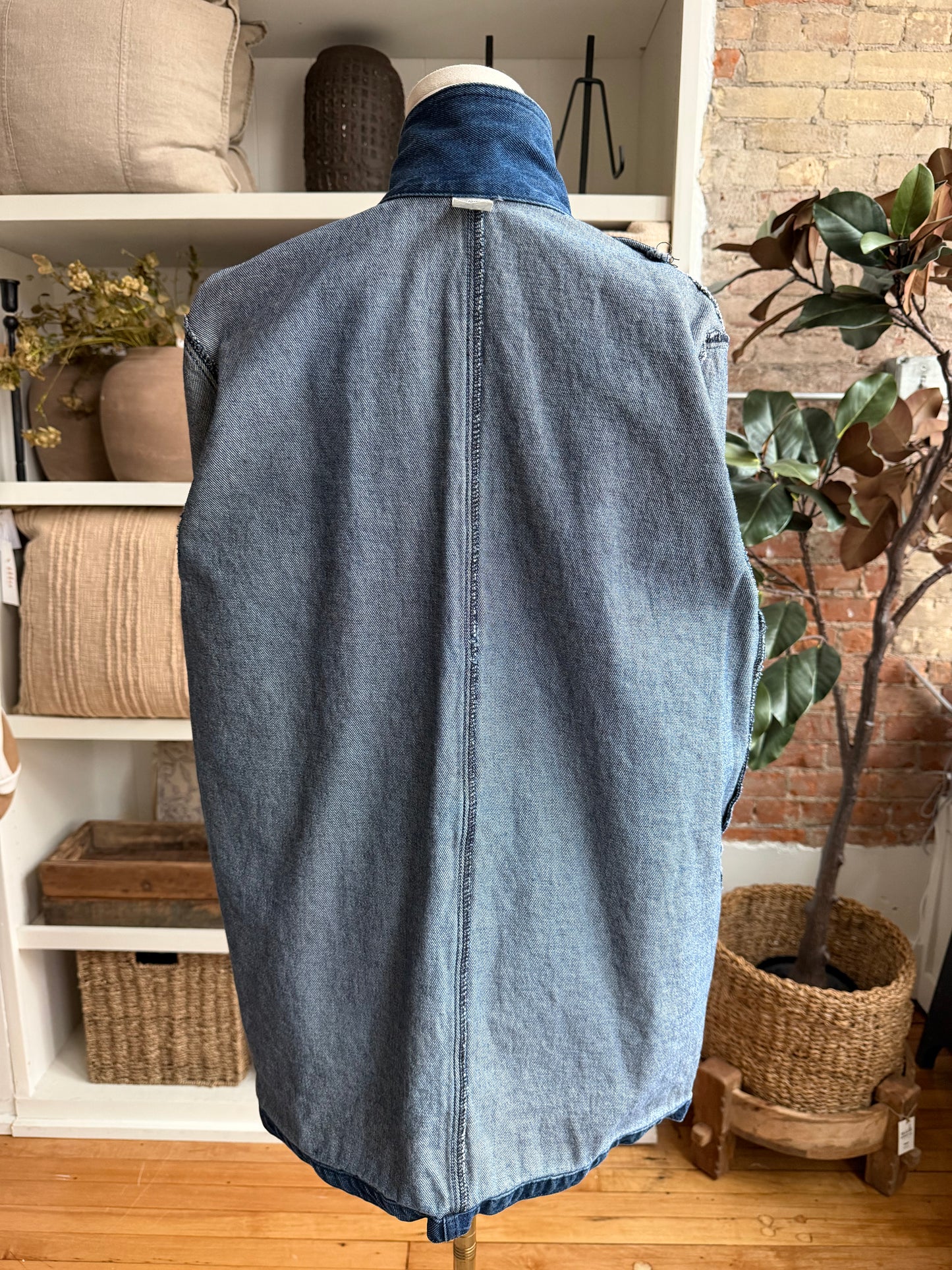 Vintage denim blazer. Made in the USA