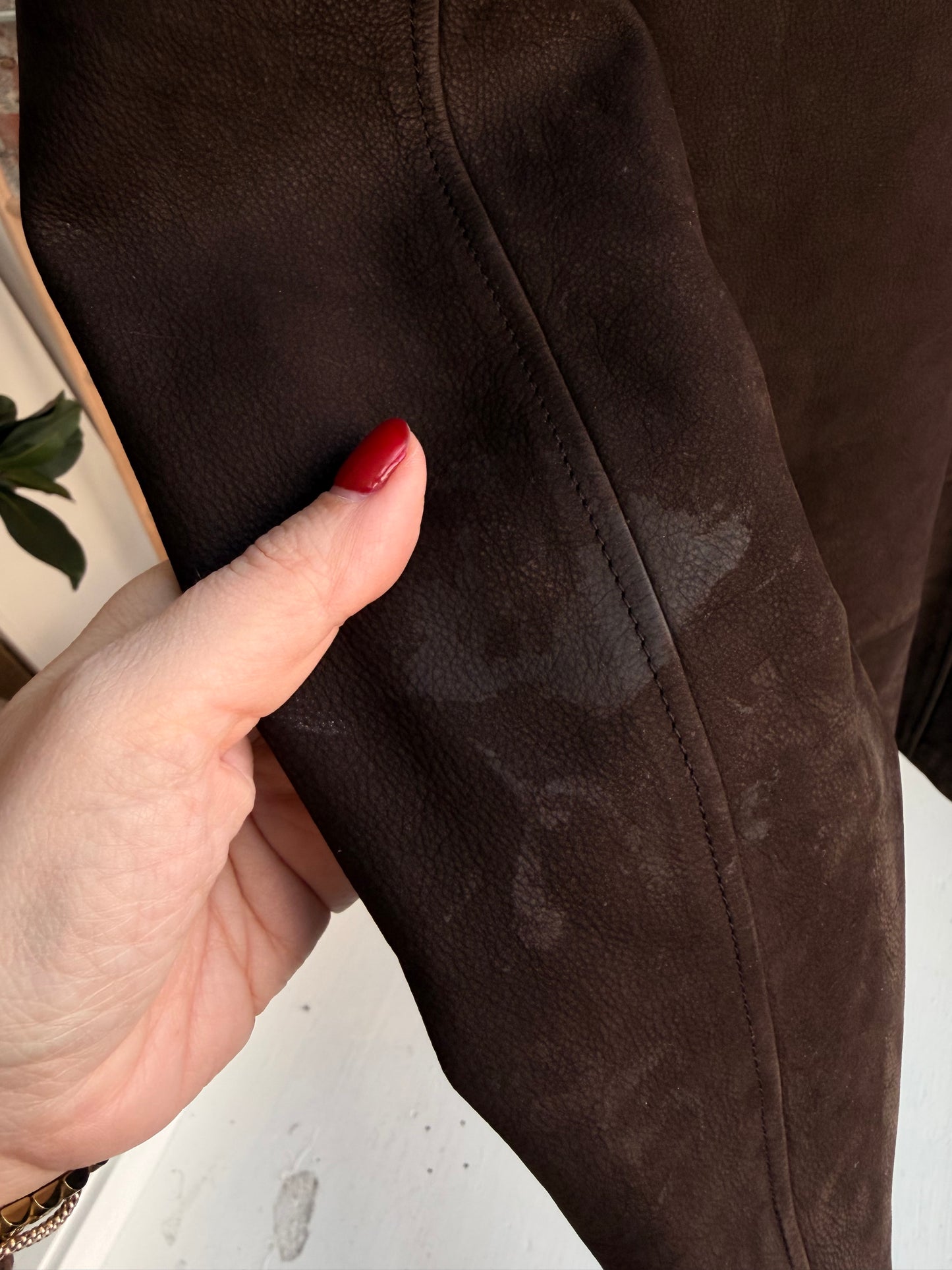 Ermenegildo Zegna suede chore coat. Made in Italy