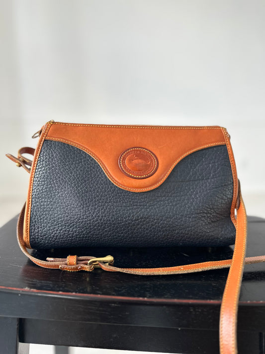 90s Dooney & Bourke zip top in navy