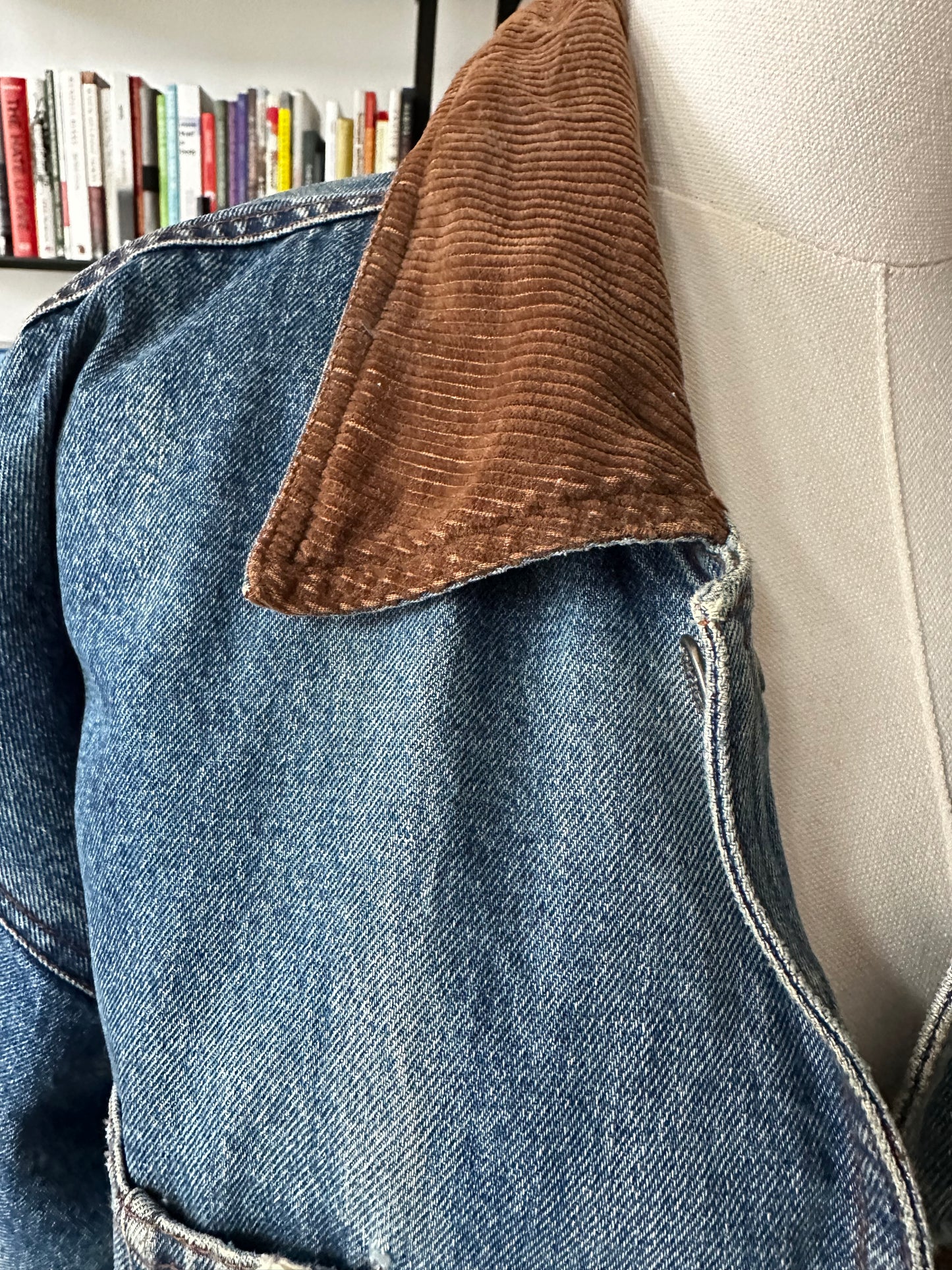 80s Wrangler denim barm coat