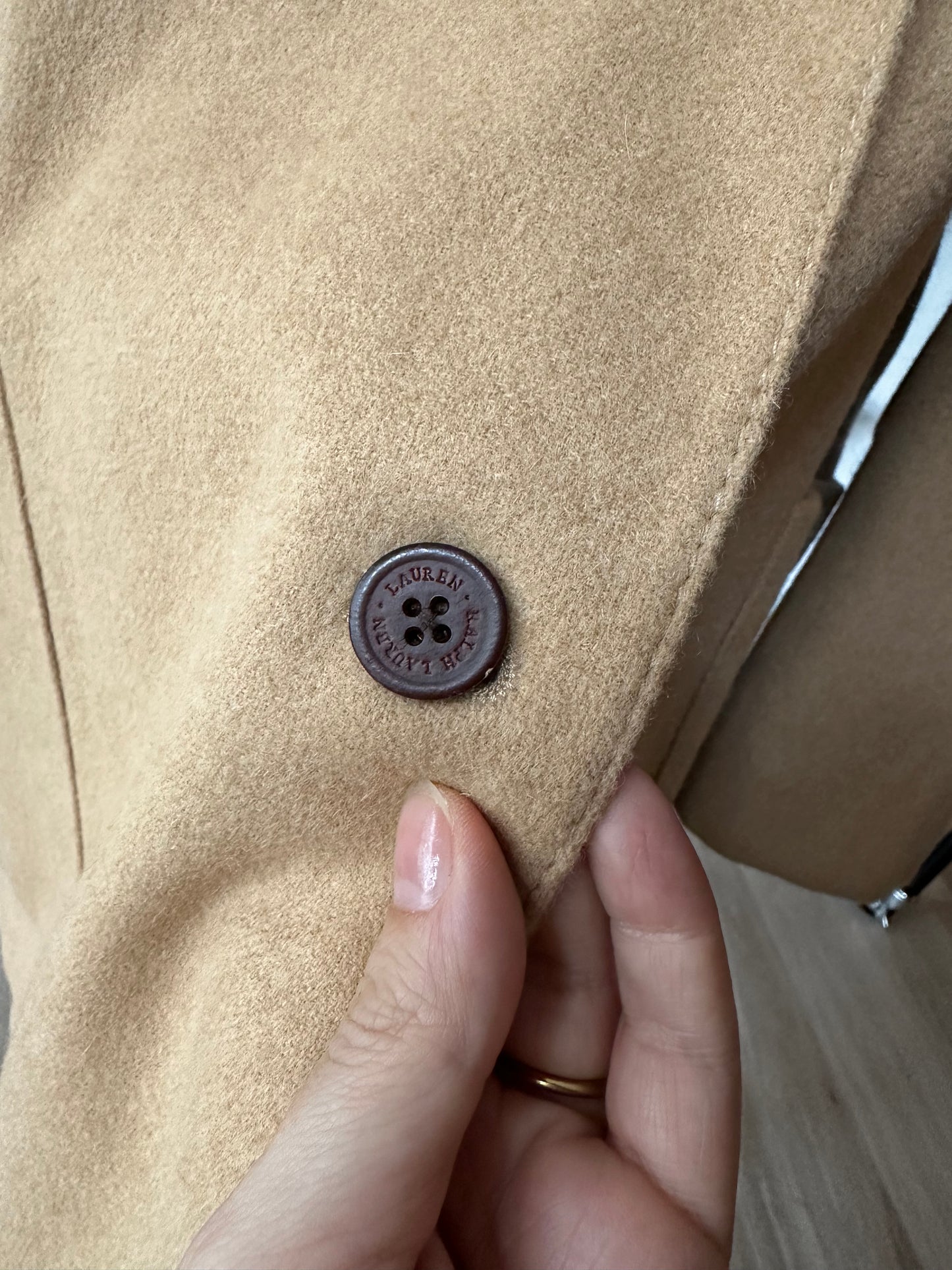 80s/90s Lauren by Ralph Lauren wool blazer. Made in the USA