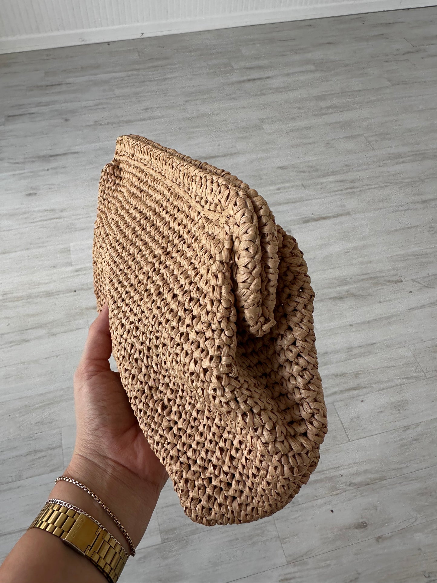 JCrew Portofino handknotted clutch