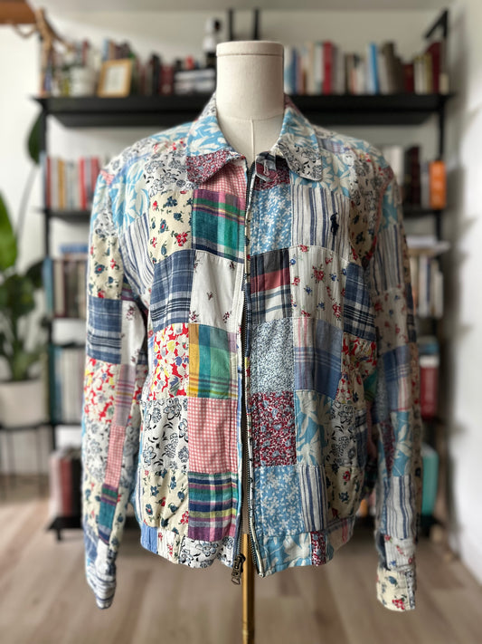 Polo Ralph Lauren cotton patchwork bomber