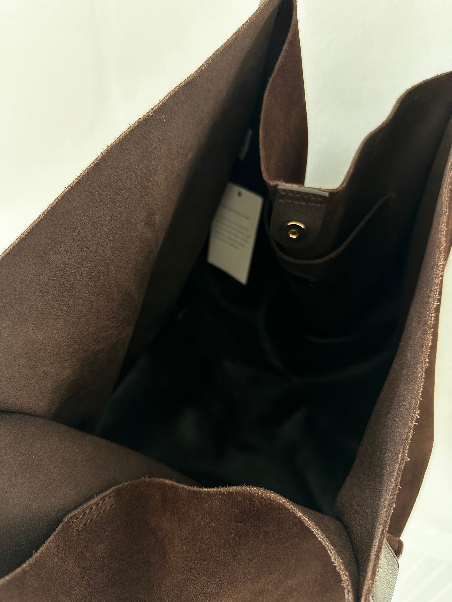 JCrew Berkeley brown suede tote
