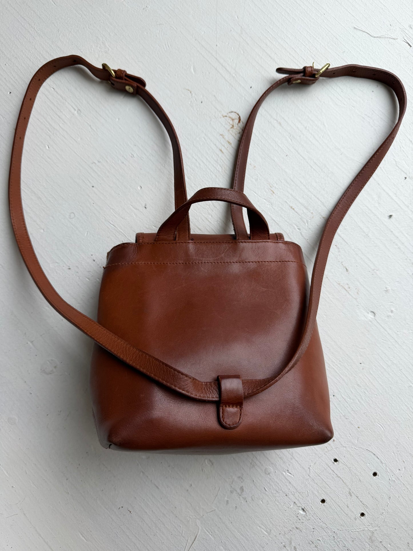 90s Hunt Club leather backpack