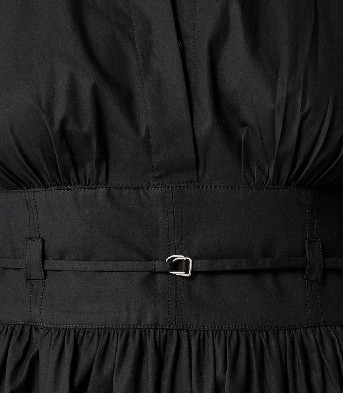 JCrew poplin fitted-waist shirt dress. NWT